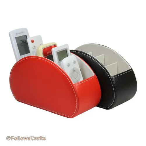 Leather Tv Remote Control Holder